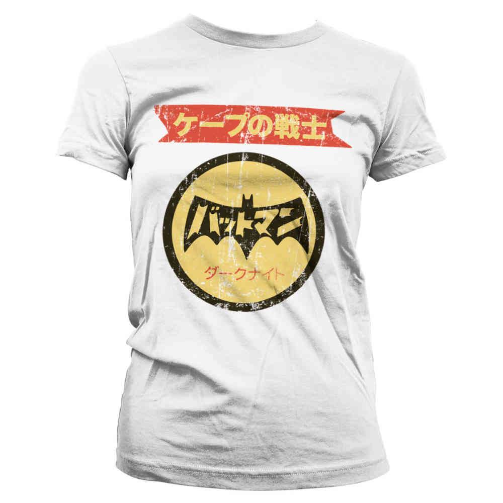 Dc Comics Dc Comics Batman Ladies Tshirt Japanese Retro Logo White At