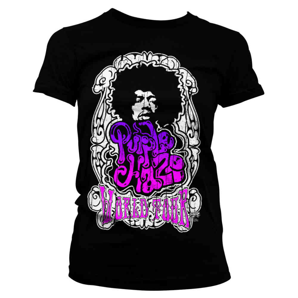 Jimi Hendrix Ladies Tshirt Purple Haze 