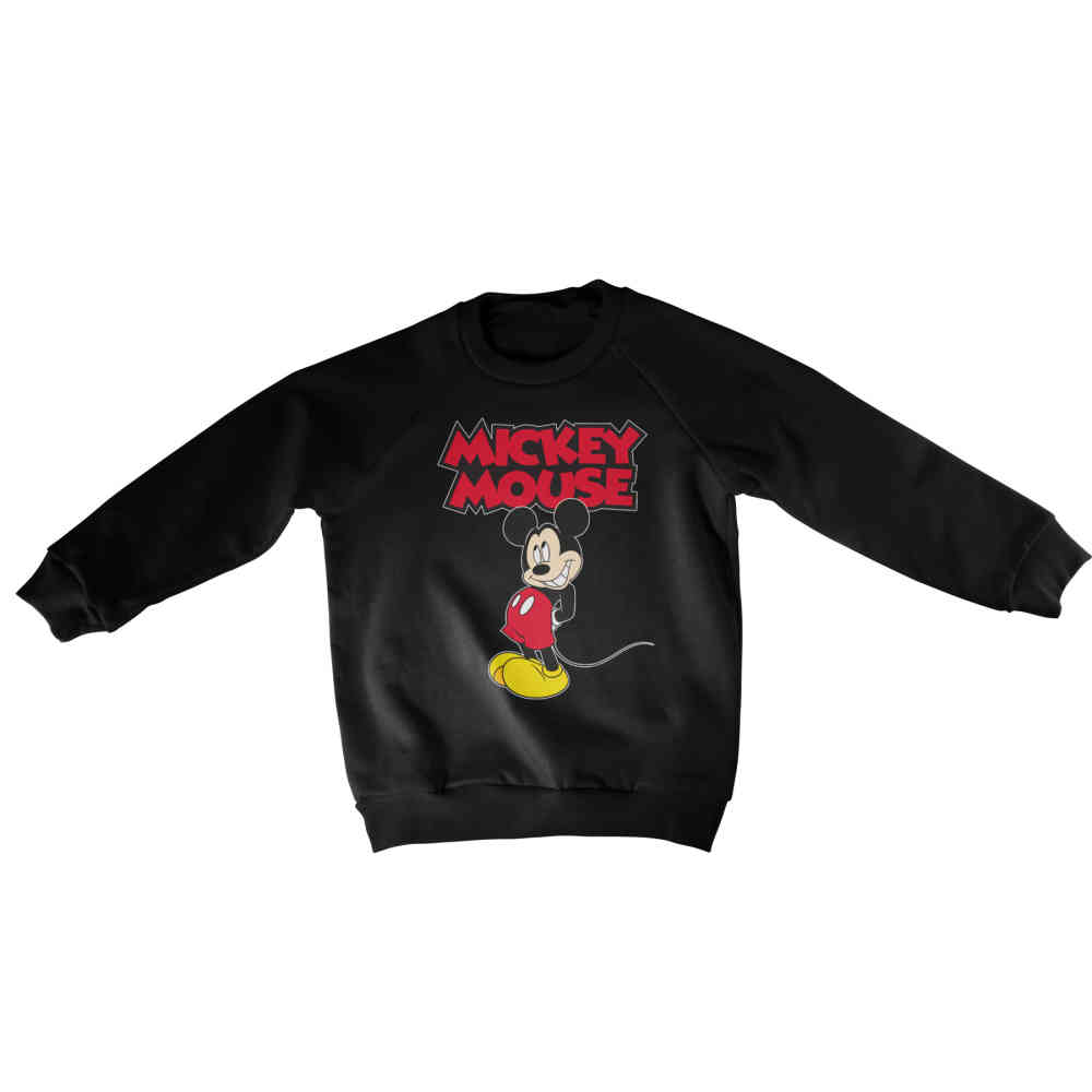 mickey mouse hoodie black