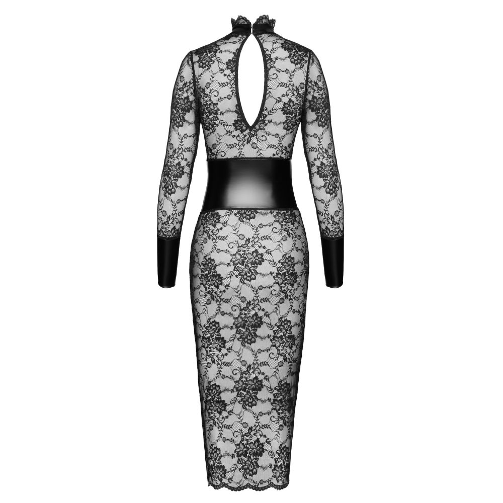 Noir Handmade Noir Handmade - Noirelle Lace Corset Medium Dress - Black