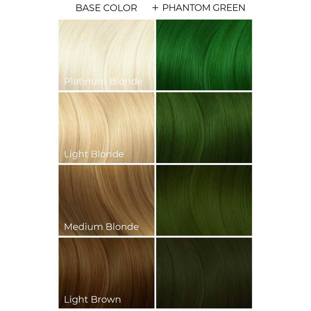 Arctic Fox Phantom Green Semi Permanent Hair Dye Green Attitude