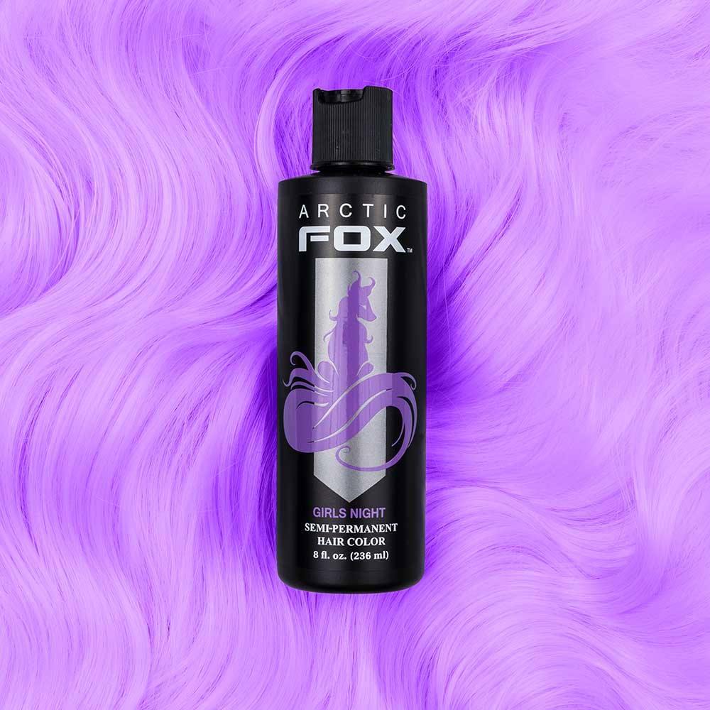 kanaal Correct wanhoop Arctic Fox Girls Night, semi permanent hair dye pastel lavender purple