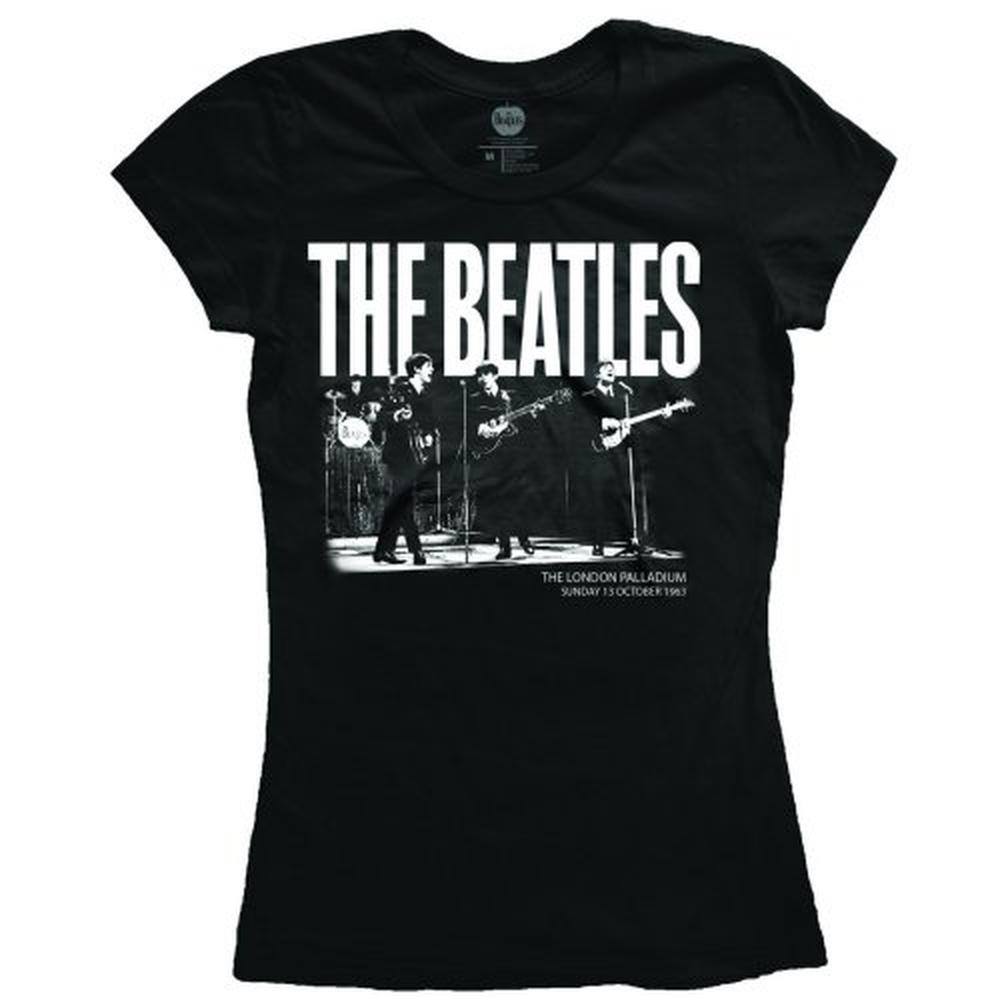 The Beatles Ladies Tshirt 1963 The Palladium Black | Attitude Europe