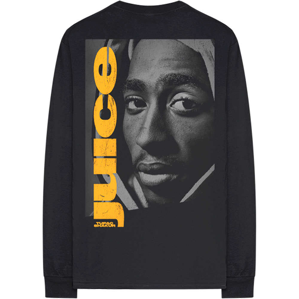 Tupac Longsleeve shirt Respect Black 