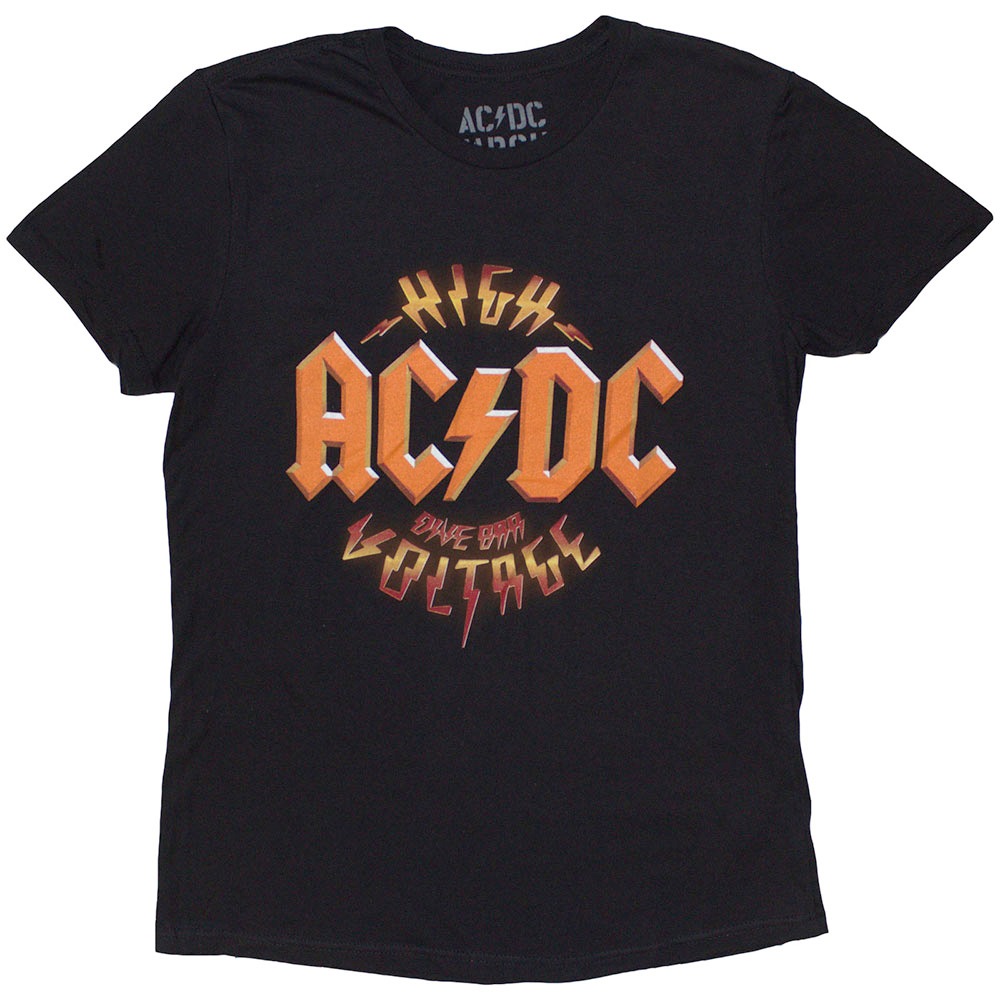 AC/DC High Voltage Dive Bar Ladies T-shirt Black Attitude Europe