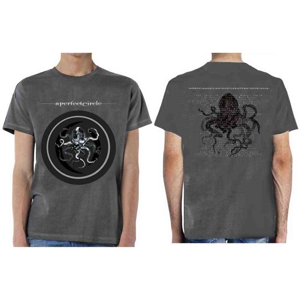 A Perfect Circle Herren Tshirt Octocircle 2018 Grau Attitude Deutsch