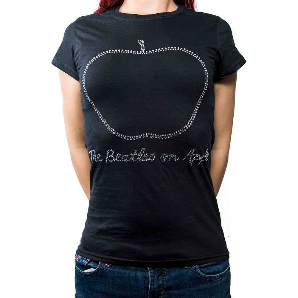 The Beatles On Apple Ladies Tshirt Black Attitude Europe
