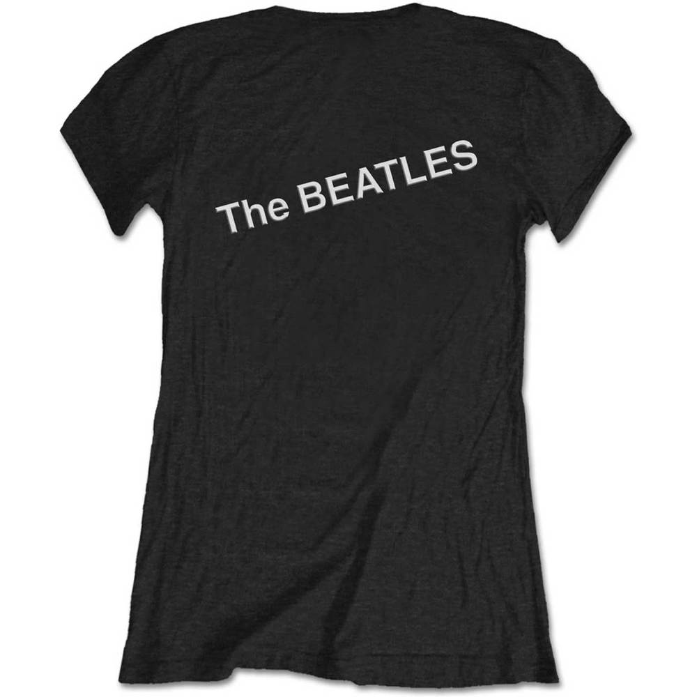 Beatles Ladies Tshirt White Album Faces 