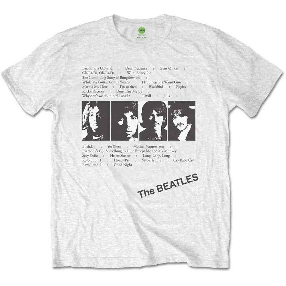 Get The Beatles Mens Tshirt White Album Tracks White Attitude Europe Free HD Wallpaper The Beatles Mens Tshirt White Album Tracks White Attitude Europe Free HD