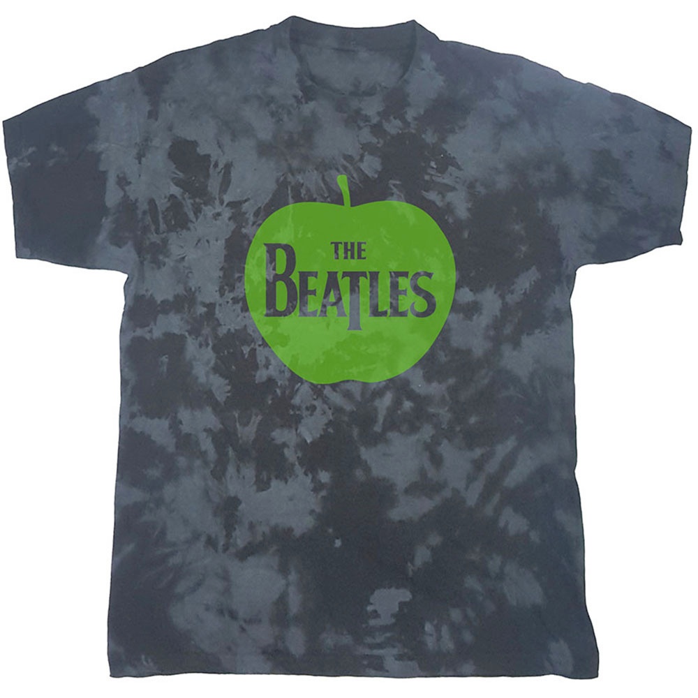 The Beatles Mens Tshirt Apple Grey 