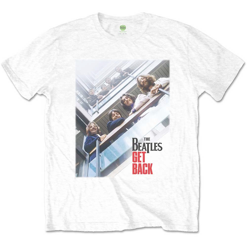 The Beatles Mens Tshirt Get Back Poster 