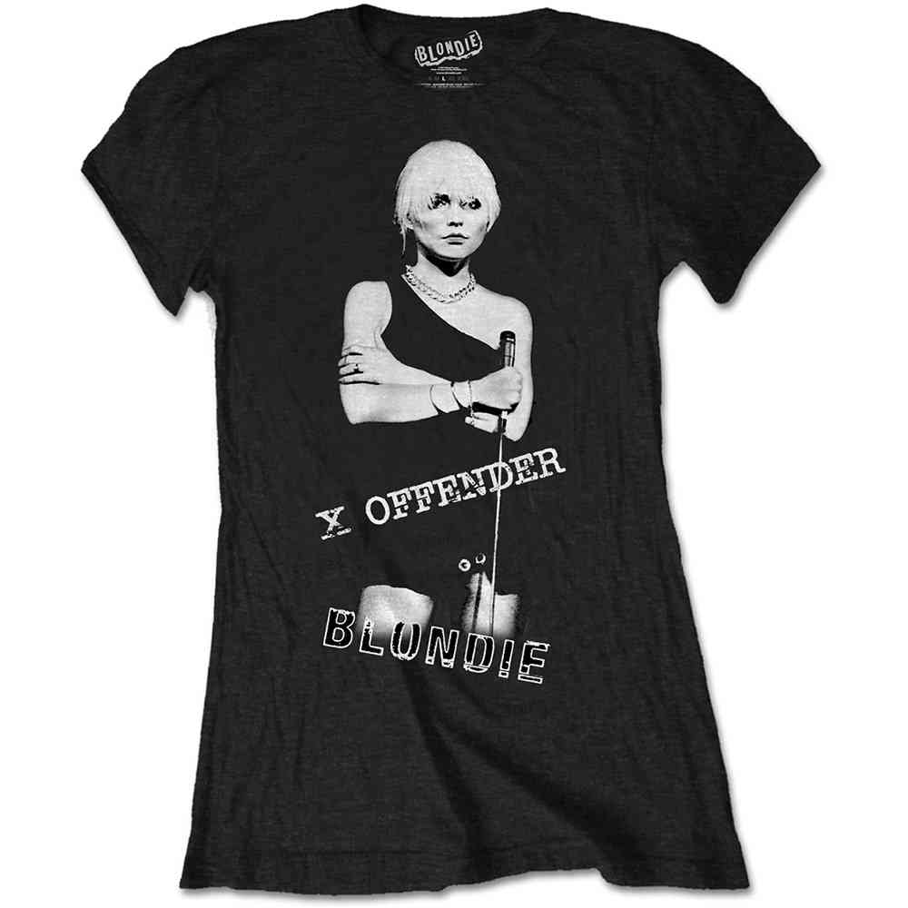 Blondie X Offender Dames T-shirt Zwart Attitude Holland