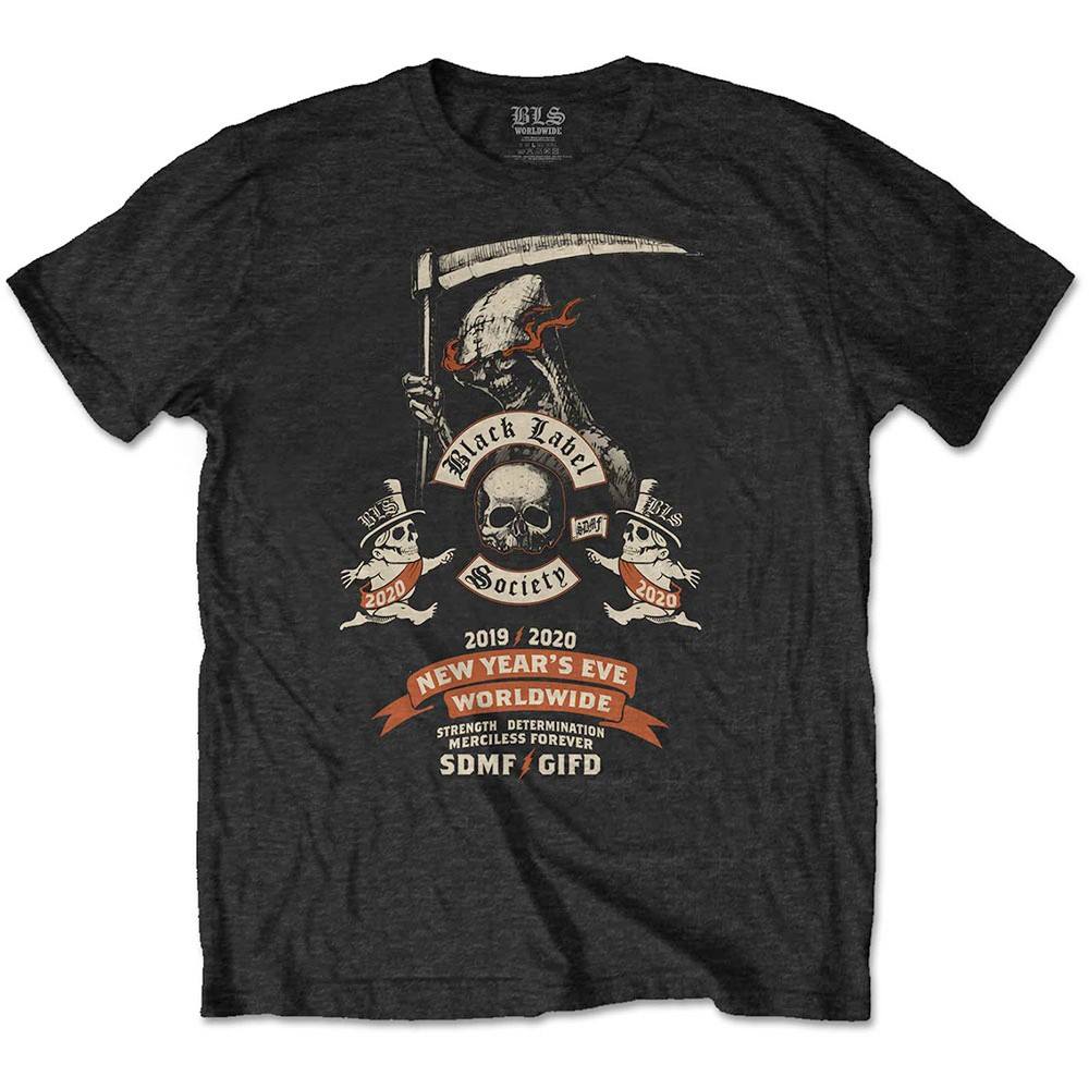 Black Label Society Mens Tshirt New Years Eve Black | Attitude Europe