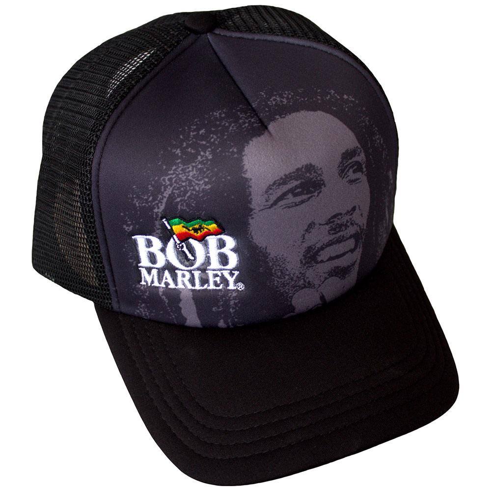 HOT Bob Marley Black Bob Hat Bob Marley Logo Face Trucker