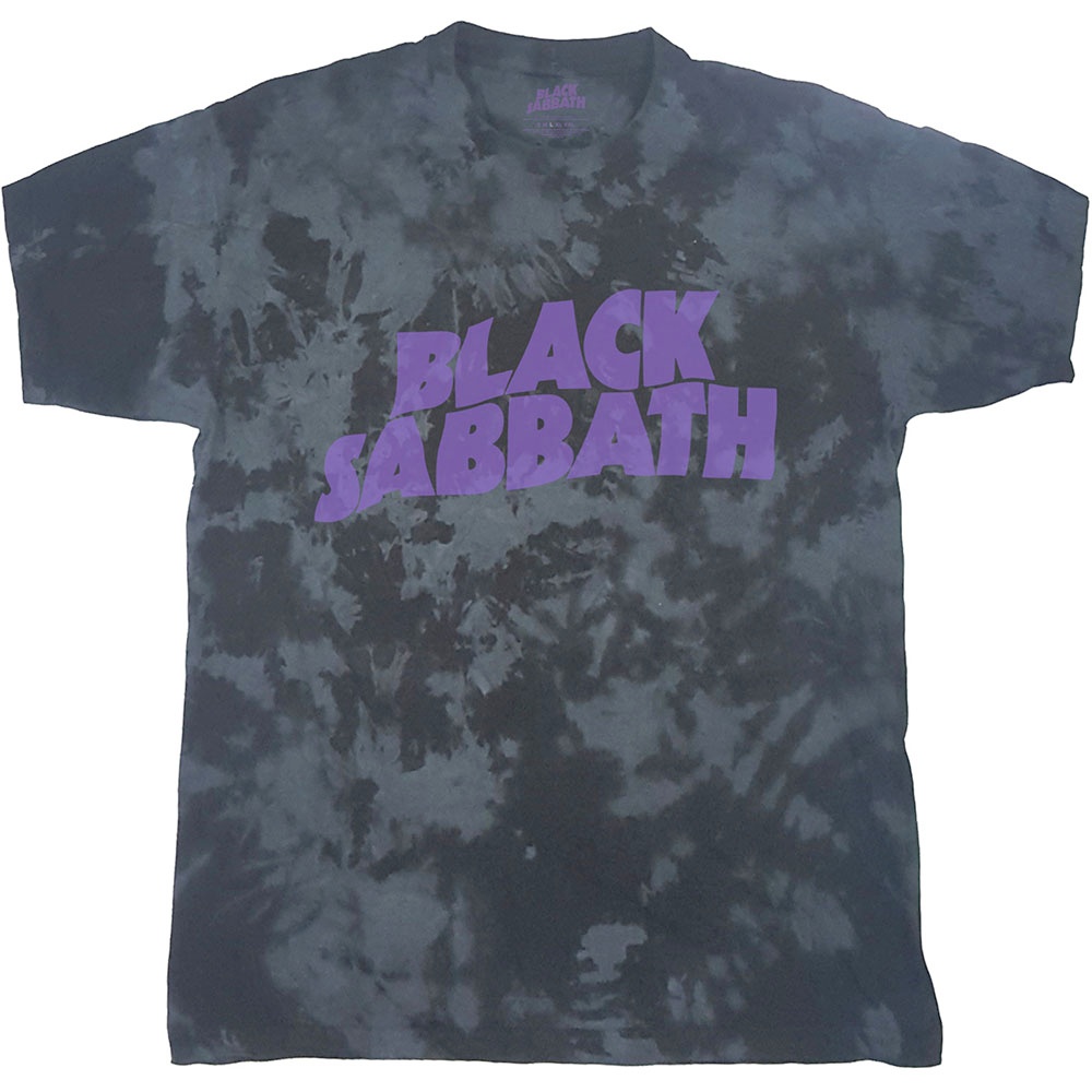 Black Sabbath Mens Tshirt Wavy Logo 