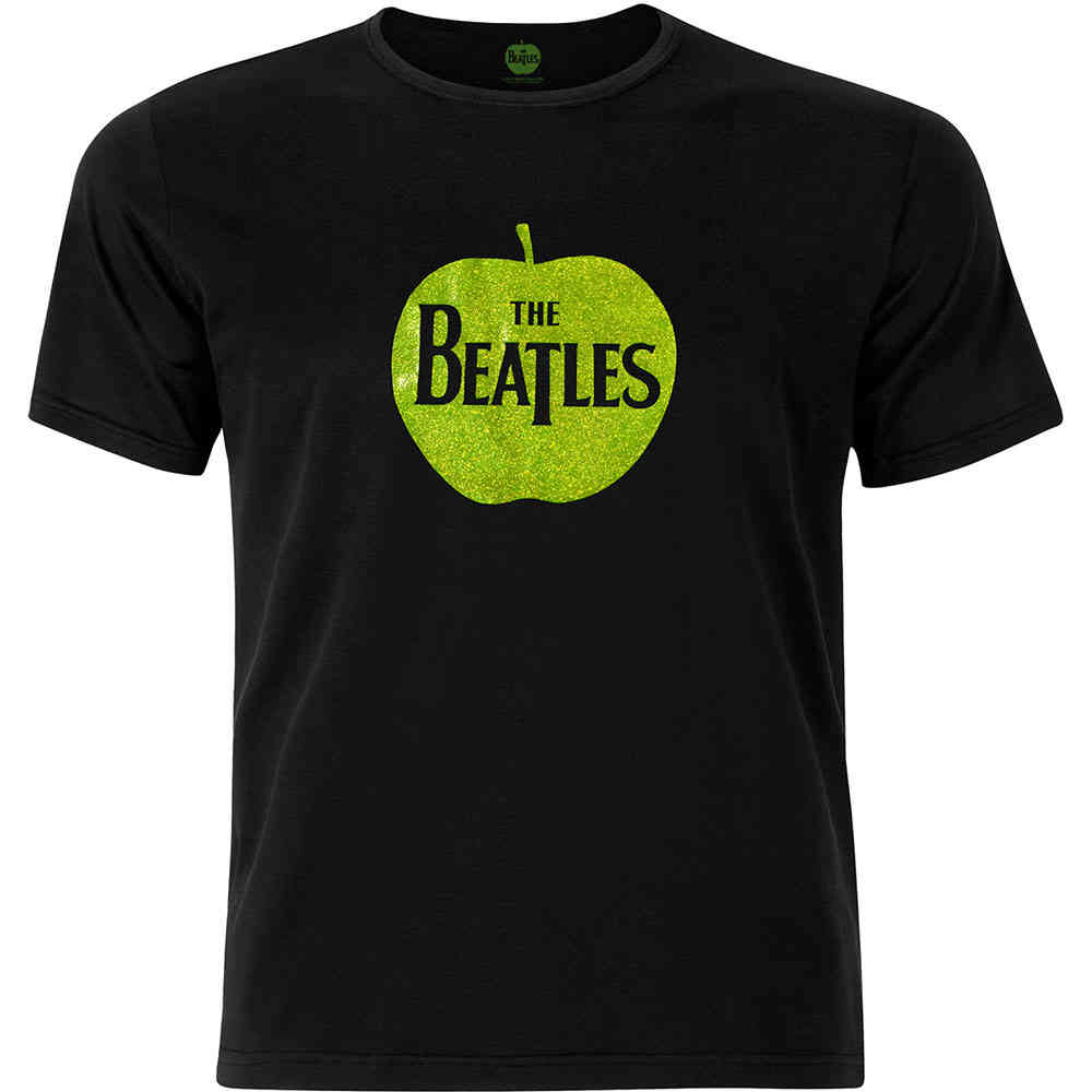 Beatles Apple Logo Black T-Shirt