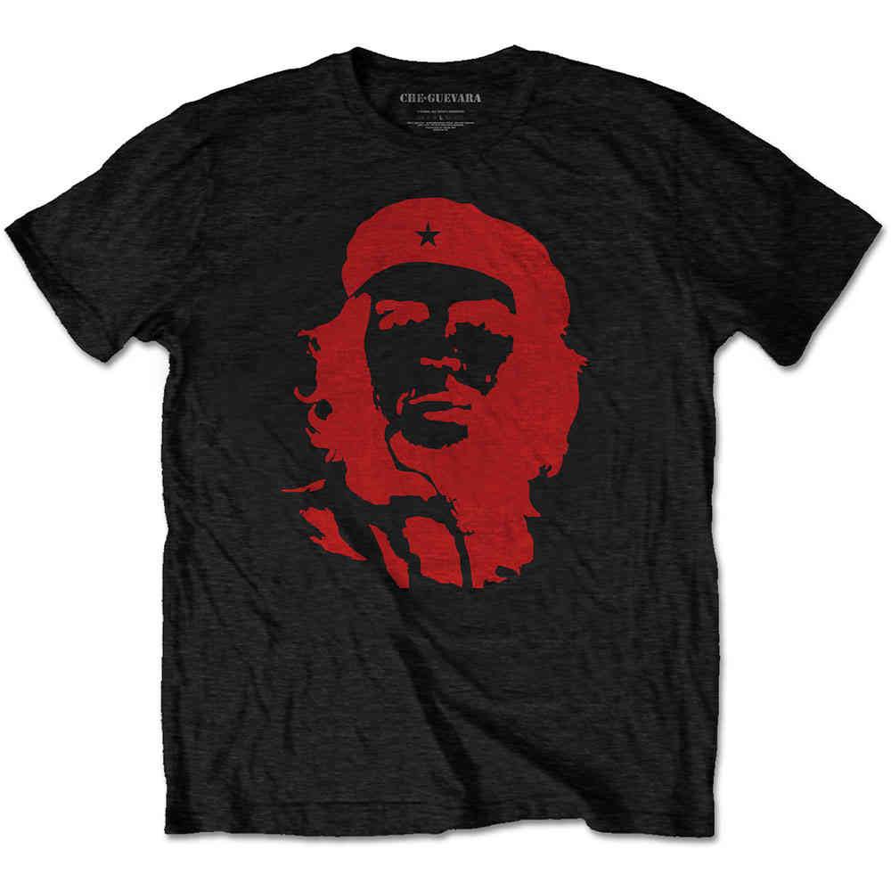 Cirkus Bedøvelsesmiddel spray Che Guevara Mens Tshirt Red On Black Black | Attitude Europe