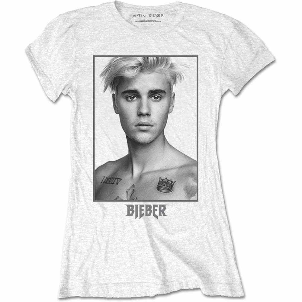 Sleutel Verschuiving troosten Justin Bieber Ladies Tshirt Sorry Ladies White | Attitude Europe