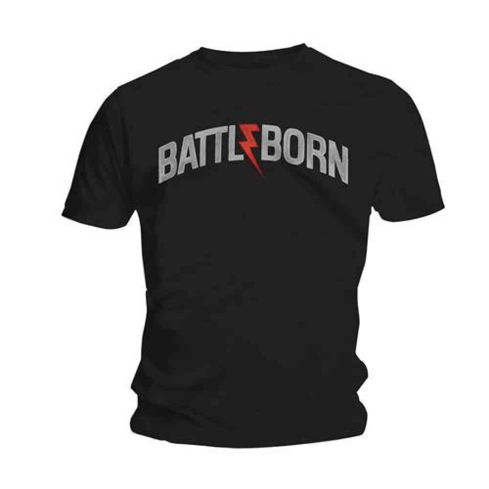 The Killers Men's T-Shirt – Official 'Red Bolt' Design In Black