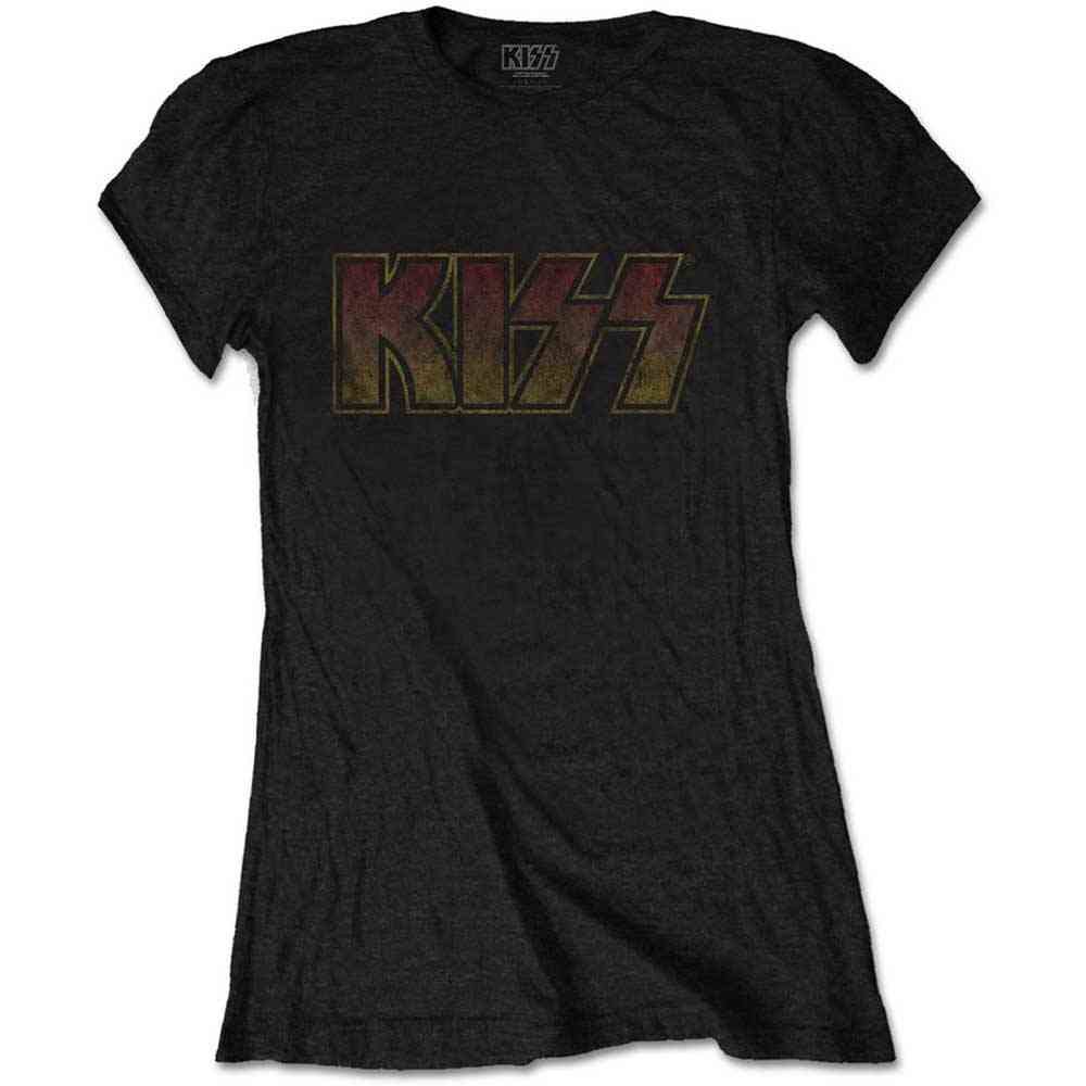 Kiss Dames Vintage Classic Logo Attitude
