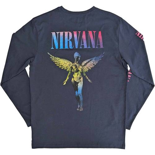Official Nirvana In Utero Tour T-Shirt - White, Kurt Cobain, New S To XXL