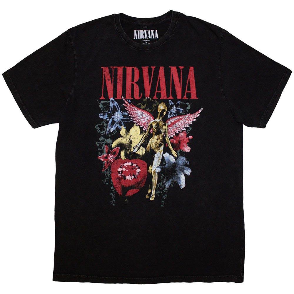Nirvana In Utero Vintage Collage Mens Tshirt Black Attitude Euro