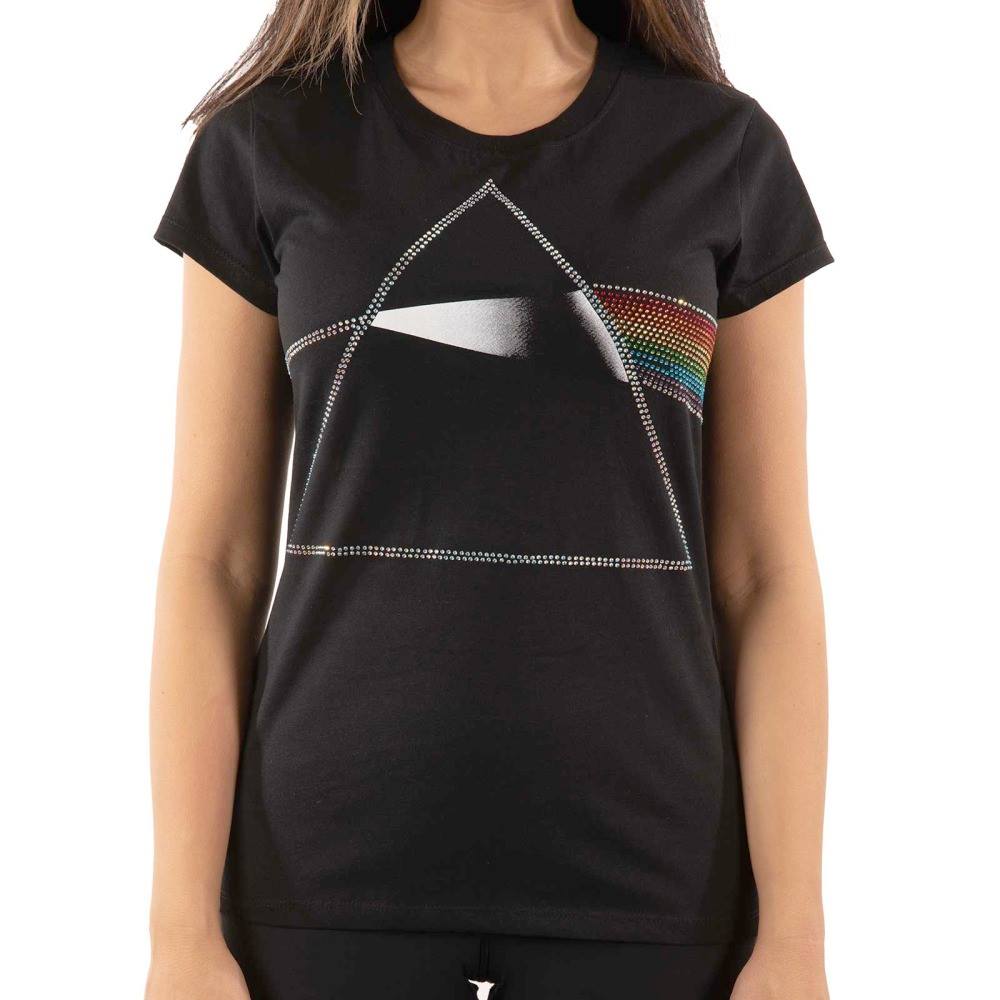 Pink Floyd Dark Side Of The Moon T-shirt Femme Noir Attitude Fra