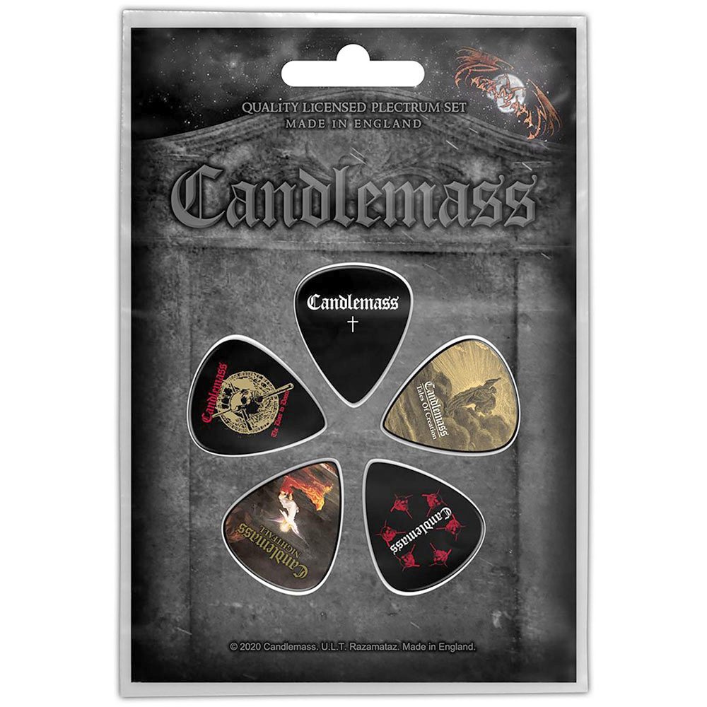 Candlemass - Gravestone Plectrum - Set van 5 - Multicolours | Attitude