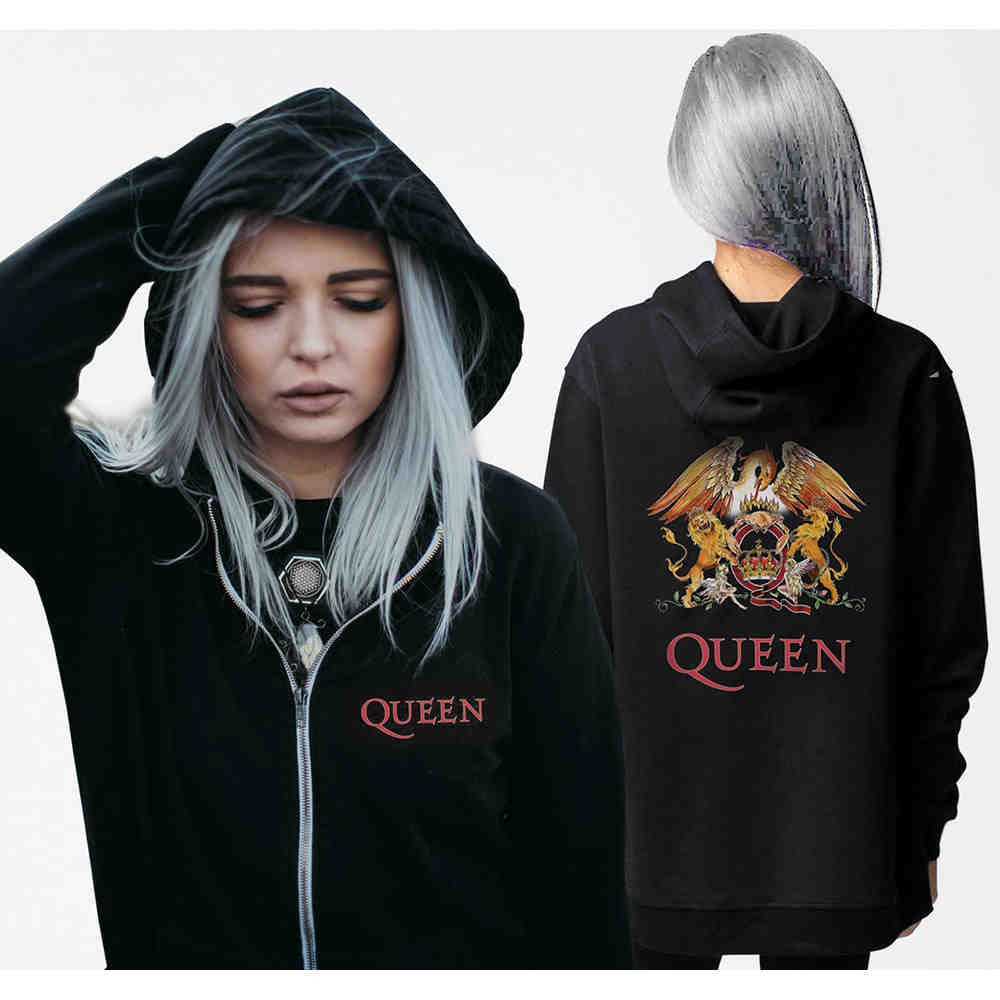 queen crest hoodie