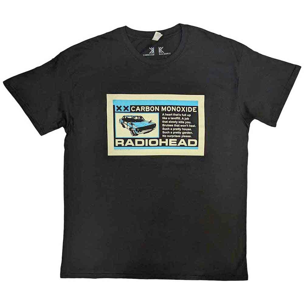 Stevig Onafhankelijkheid Heel Radiohead Heren Tshirt Carbon Patch Zwart | Attitude Holland