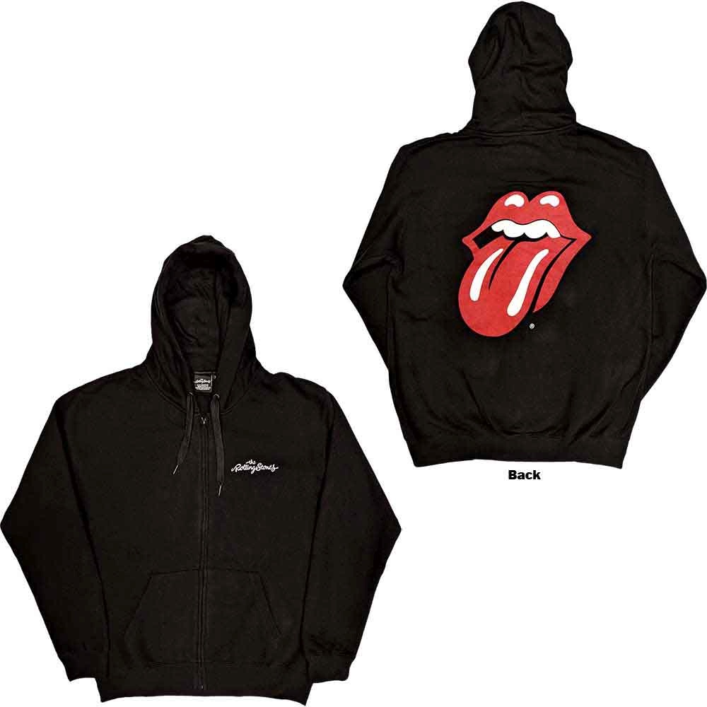 The Rolling Stones Classic Tongue Black Hoodie 