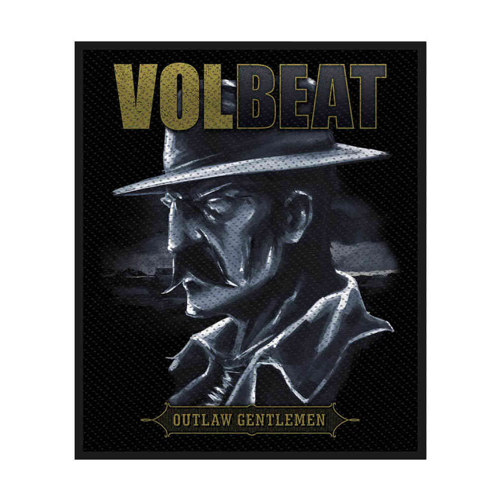 Volbeat Raven Logo Cut Out Patch
