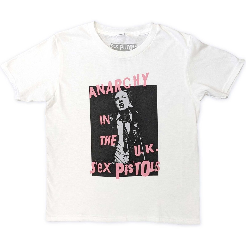 Sex Pistols - Anarchy In The UK Kinder T-shirt - Wit | Attitude Hollan