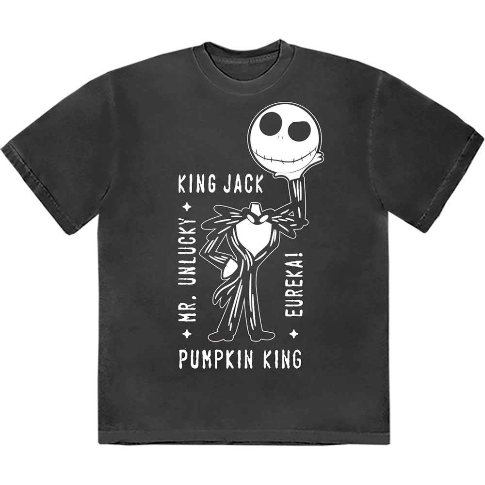 Disney,The Nightmare Before Christmas Headless Jack Mens Tshirt Bl