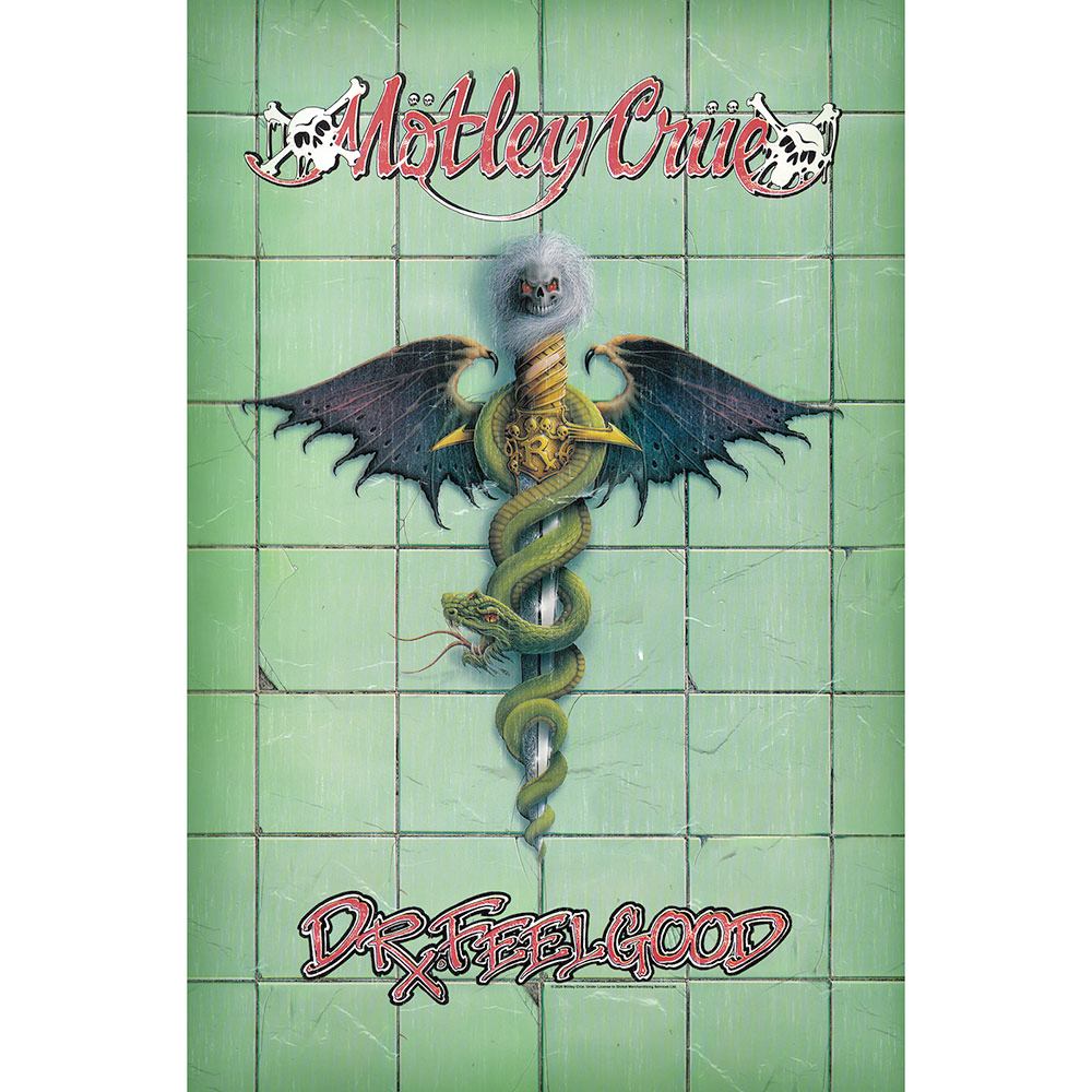 Motley Crue - Doctor Feelgood Textiel Poster - Multicolours | Attitude