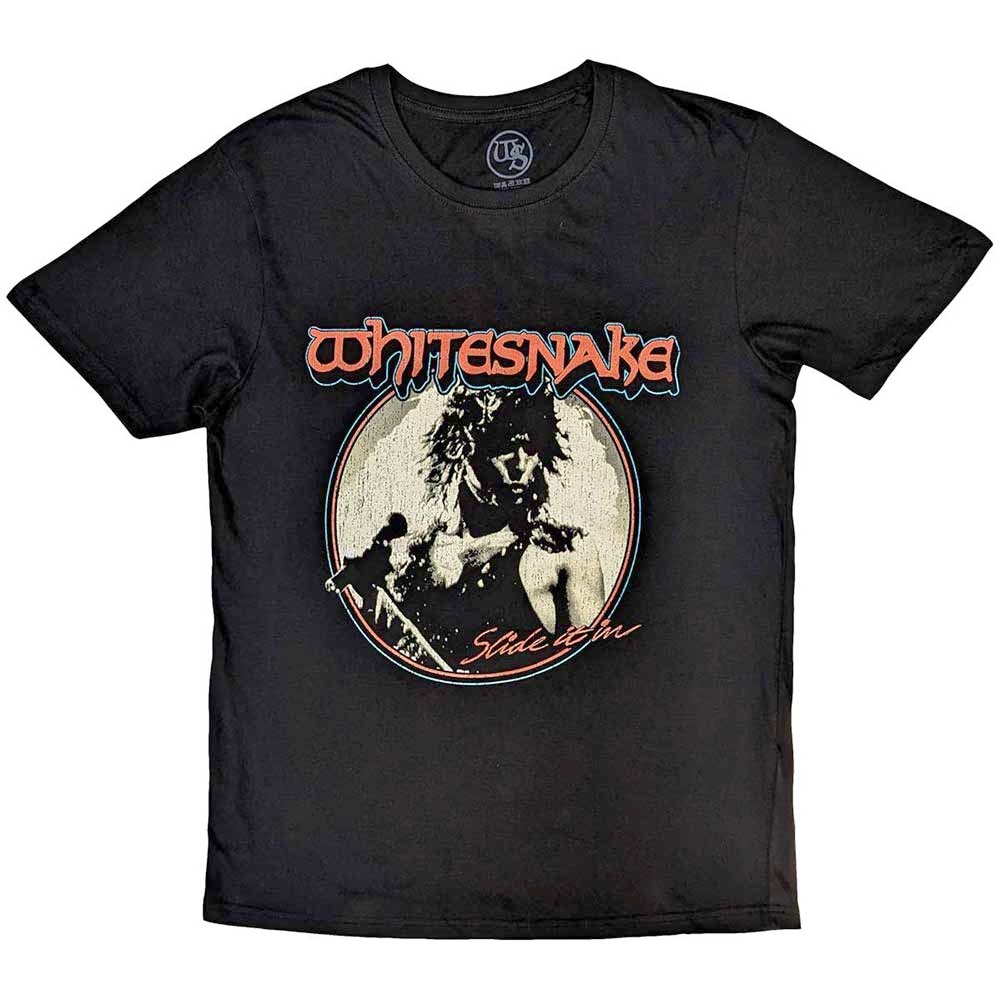 Whitesnake Slide It In Mens T-shirt Black Attitude Europe