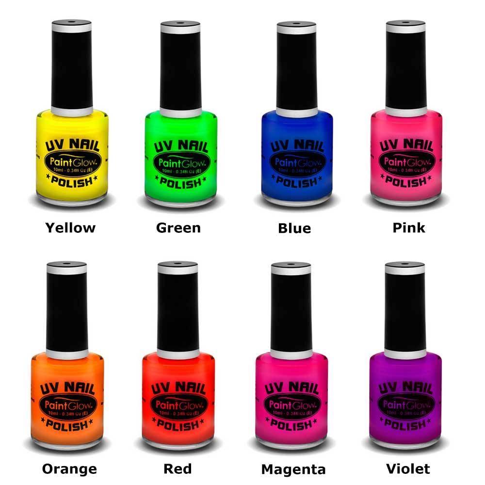 Paintglow Uv Nail Polish Glow Me Up Make Up Blacklight Party Atti