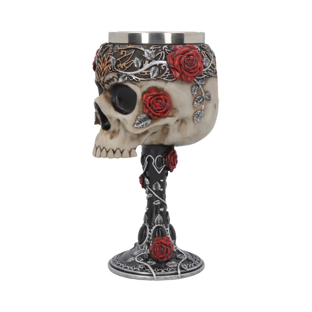 Nemesis Now Diabolus Gehoornde Schedel Deurklopper, Goud