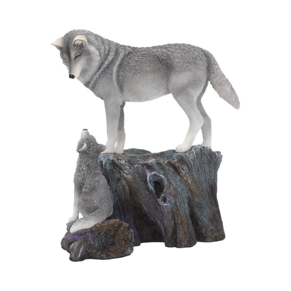 Nemesis Now White Wolf on The Moon Wolves Ornament