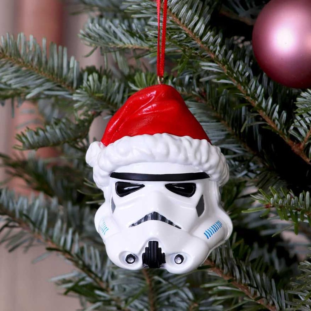 composiet les Behoren Nemesis Now Nemesis Now Star Wars Kerstbal Stormtrooper Santa Hat Multi
