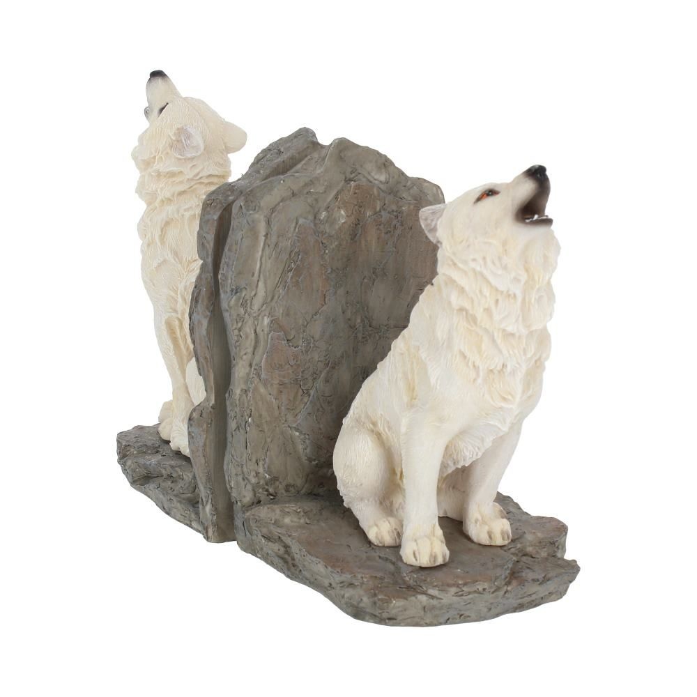 Nemesis Now Nemesis Now - Wardens of the North Bookend - Wolf - White/G