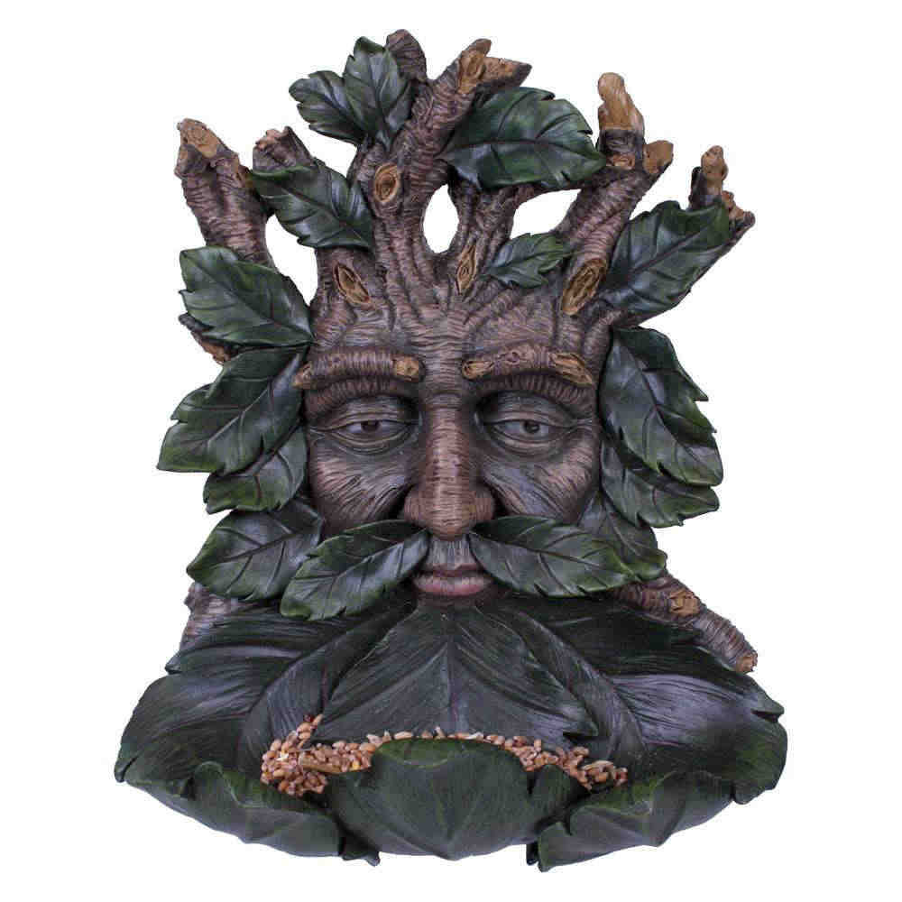 Nemesis Now Feeder Of The Forest Tree Face Bird Feeder Brown