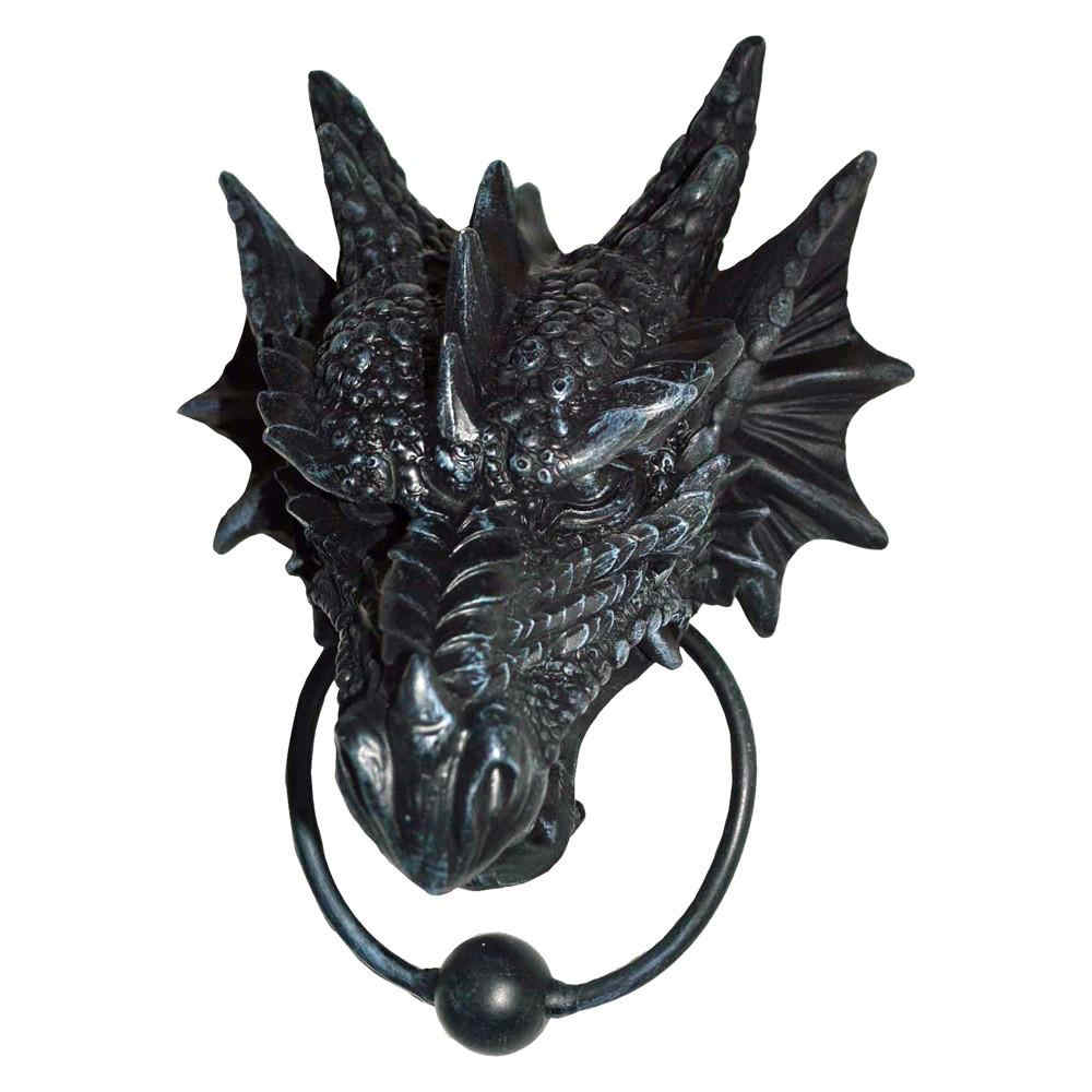 Nemesis Now Dragon Head Door Knocker Black Fantasy Nemesis Now