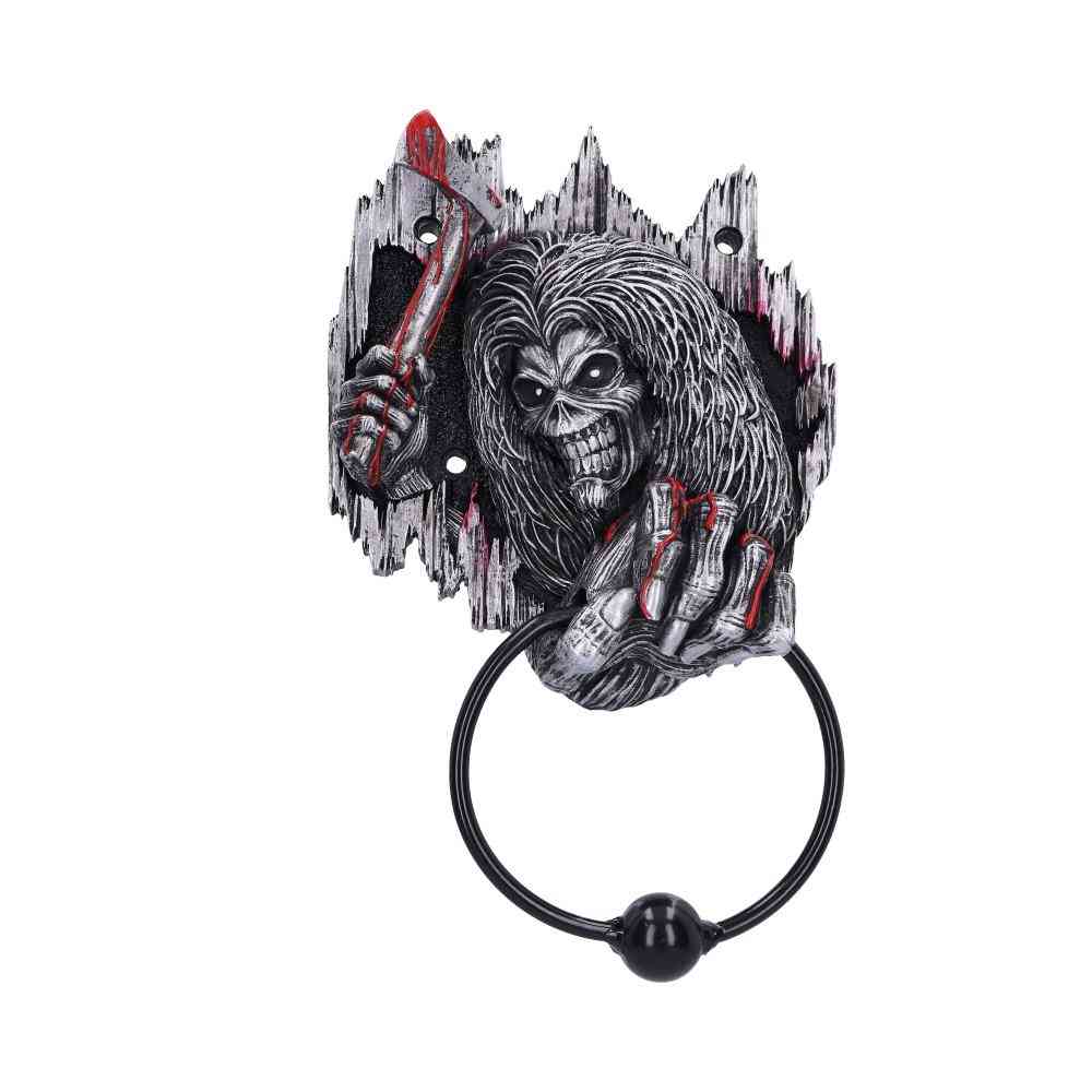 Verre à Shot Iron Maiden - Résine Avec Insert En Acier Inoxydable - Design Eddie Et Union Jack - Décoratif, Lavable - 7 Cm - 3
