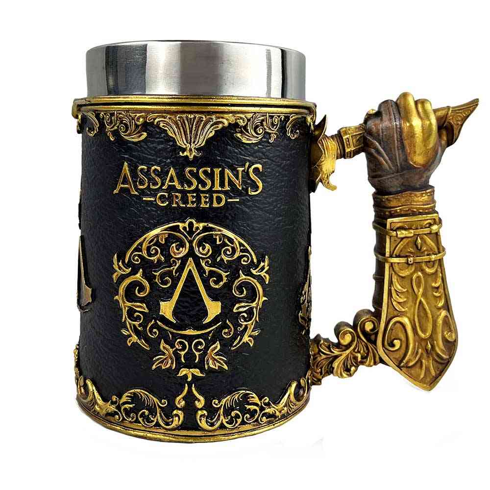 Nemesis Now Assassin‘s Creed Kelch – Offiziell Lizenziert, Aus Kunstharz, 11,5x22,5 Cm
