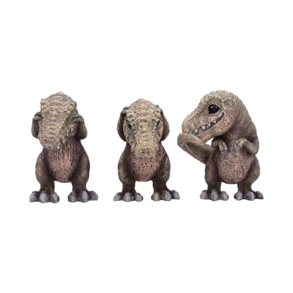 Cráneo De Triceratops Para Colgar En Pared – Réplica En Resina, 23 Cm, Pintado A Mano, Color Marrón