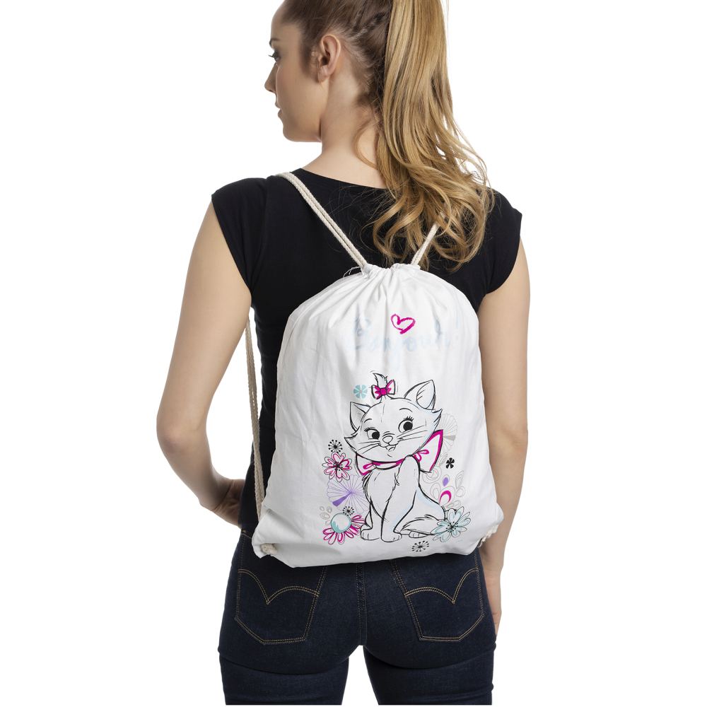 Aristocats Turnbeutel Marie Bonjour Weiss Attitude Deutschland