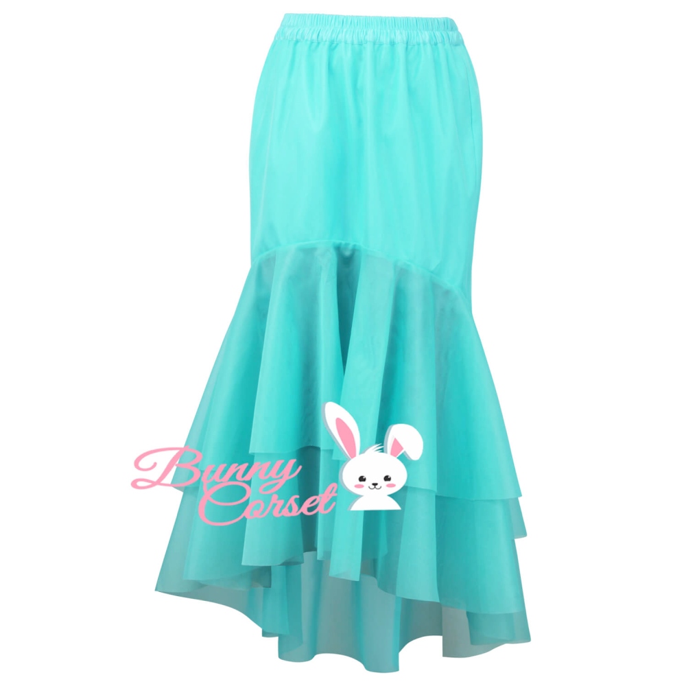 Attitude Corsets Attitude Corsets - Elliana Lange rok - Turquoise | Att