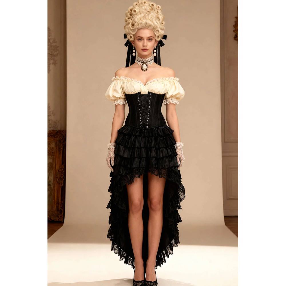Attitude Corsets Attitude Corsets - Dusti Rococo Underbust Long corset Attitude Corsets Attitude Corsets - Dusti Rococo Underbust Long corset