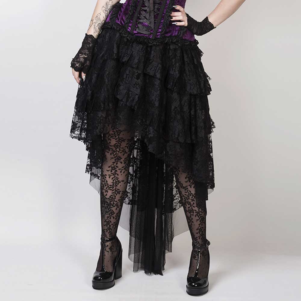 residentie geweer andere Attitude Corsets Attitude Corsets High low rok Victorian skirt Gothic,